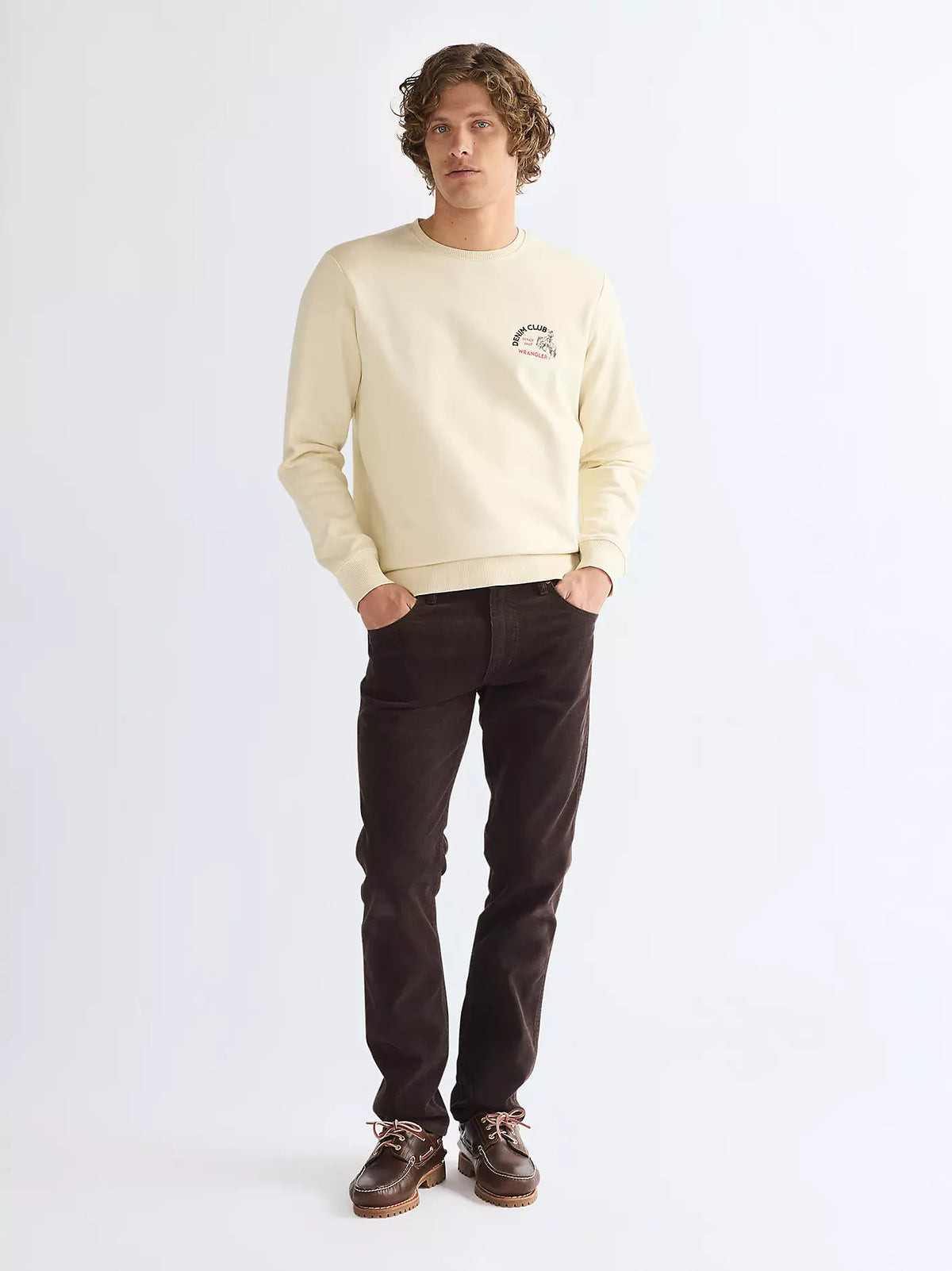Pantalon Wrangler Greensboro en velours côtelé