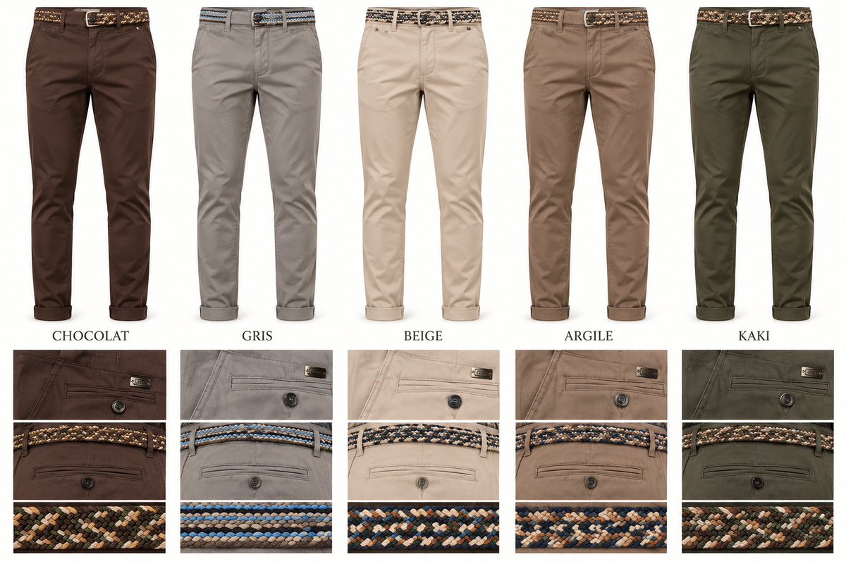 Chino LCDN Nalo  5 coloris