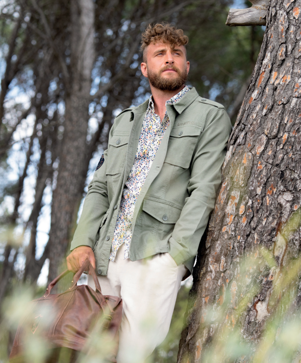 Saharienne homme Ruckfield Flowers of Rugby kaki