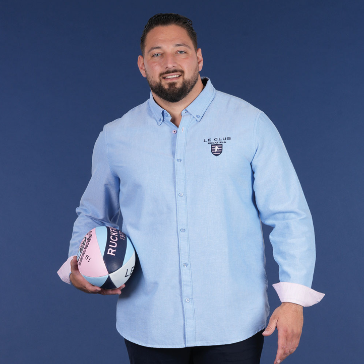 Chemise manches longues Ruckfield bleu clair, collection Le Club