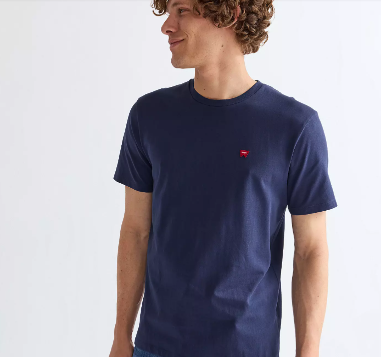 T-shirt manches courtes Wrangler bleu