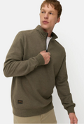 Sweat-shirt Camel Active col roulé zippé