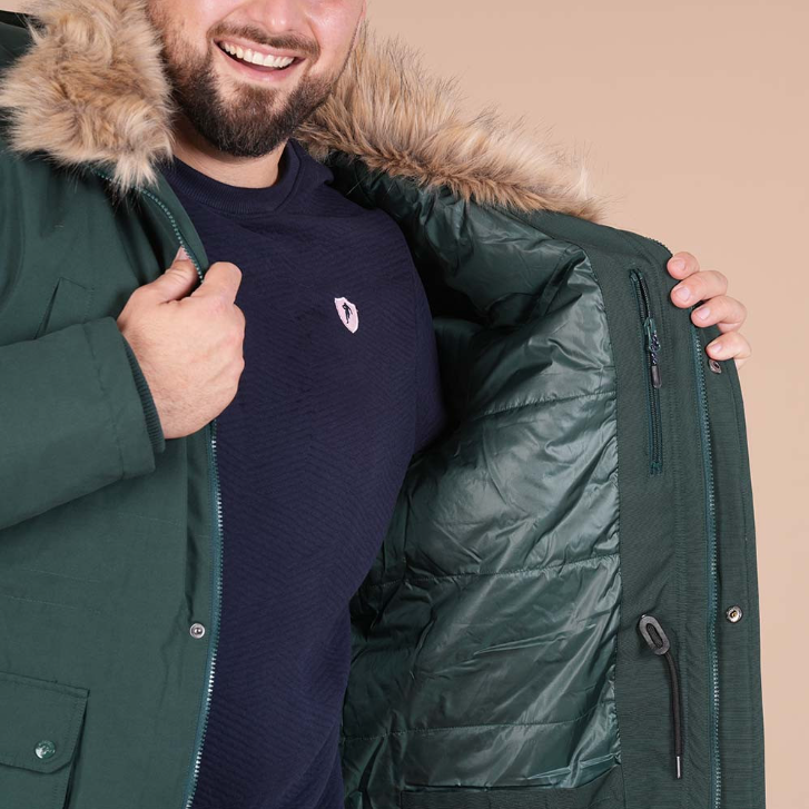 Parka vert forêt Ruckfield Le Club