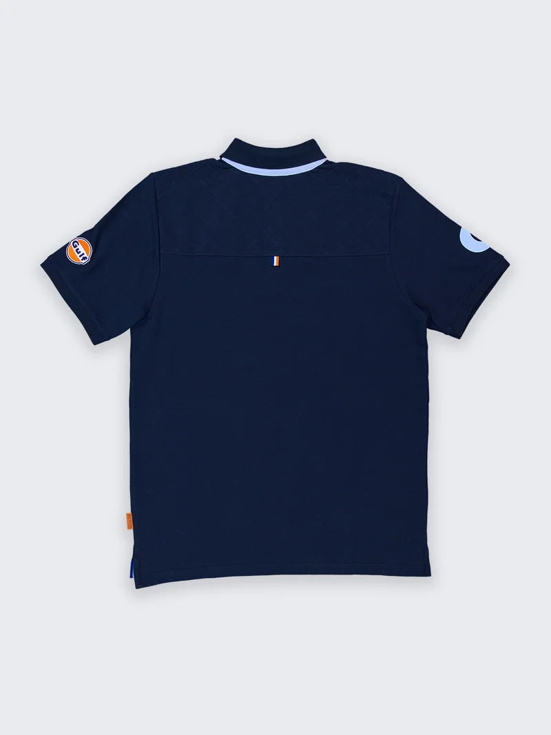 Polo homme Gulf Bold Classic en piqué de coton, bleu marine