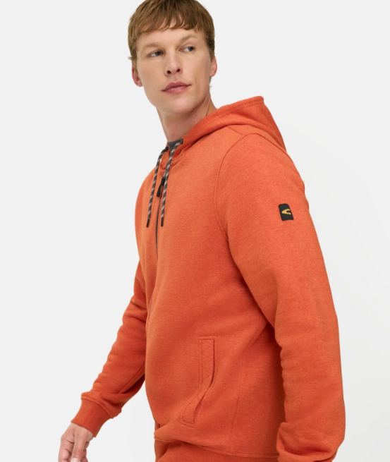 Sweat zippé à capuche Camel Active