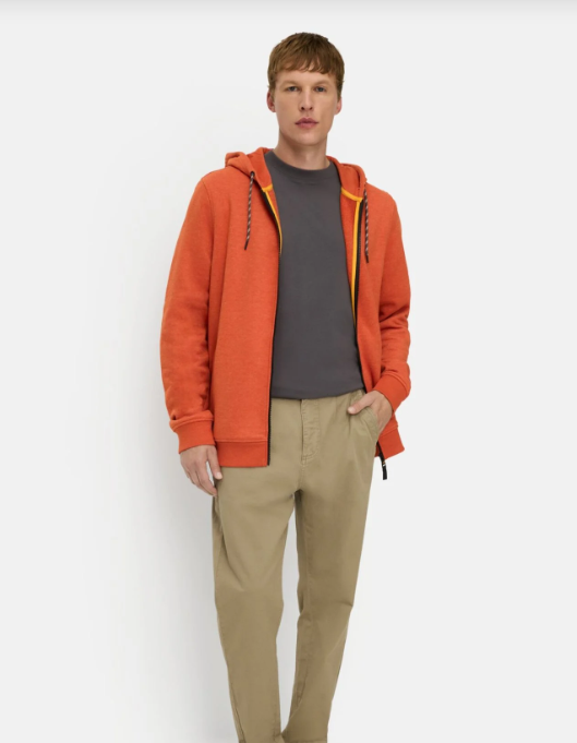 Sweat zippé à capuche Camel Active
