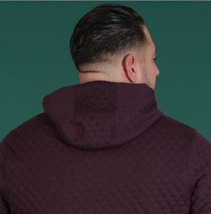 Sweat à capuche bordeaux Ruckfield Selected Rugby
