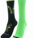 Chaussettes réversibles Dagobert Cerf