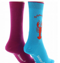 Chaussettes réversibles Dagobert Homard
