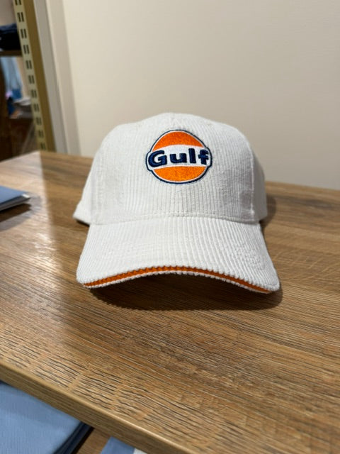 Casquette Gulf en velours côtelé écru, taille unique