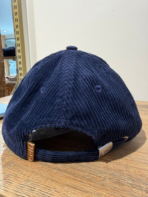 Casquette Gulf en velours côtelé bleu marine, taille unique