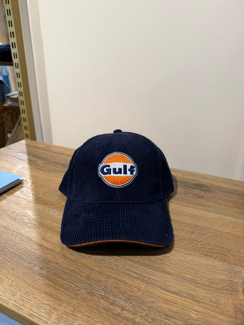 Casquette Gulf en velours côtelé bleu marine, taille unique