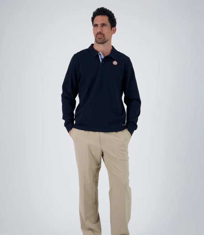 Polo manches longues Gulf marine