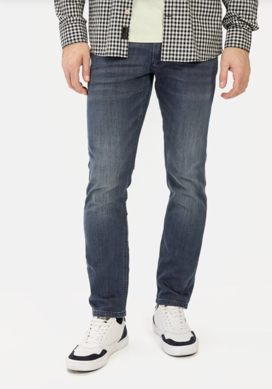 Pantalon Camel Active slim fit 5 poches en coton extensible