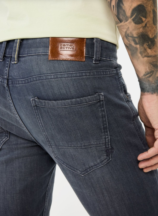 Pantalon Camel Active slim fit 5 poches en coton extensible